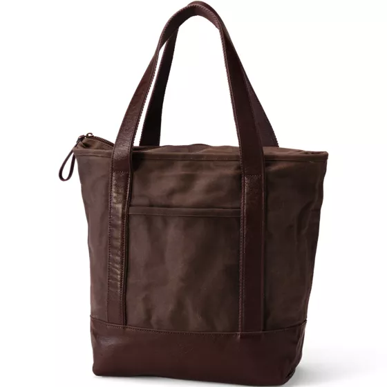 Waxed Canvas Tote - primary