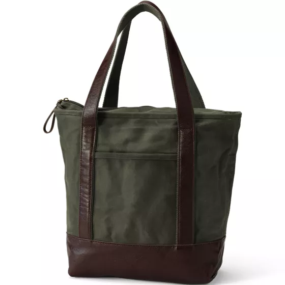 Waxed Canvas Tote - primary