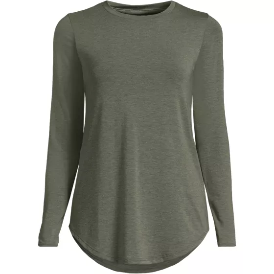 Women's Long Sleeve Cooling Performance Tunic Tee - primary