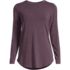 Women's Plus Size Long Sleeve Cooling Performance Tunic Tee, Front