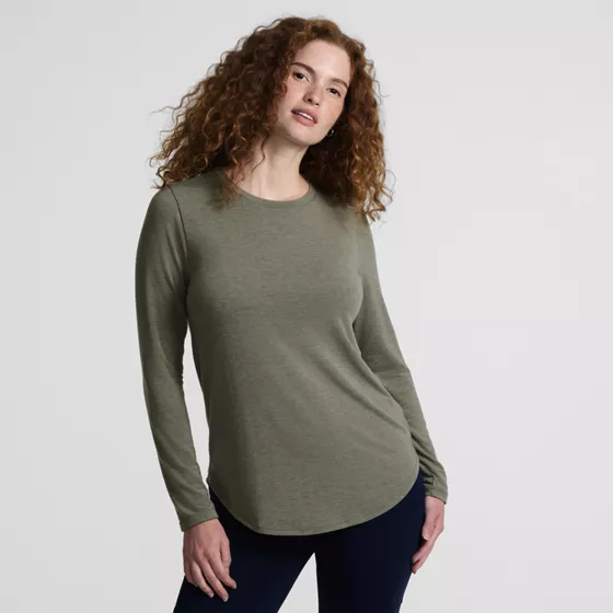 Women's Long Sleeve Cooling Performance Tunic Tee - primary