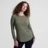 Women's Long Sleeve Cooling Performance Tunic Tee, Front