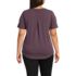 Women's Plus Size Short Sleeve Cooling Performance Tunic Tee, Back