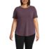 Women's Plus Size Short Sleeve Cooling Performance Tunic Tee, Front