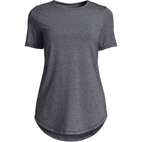 Women's Plus Size Short Sleeve Cooling Performance Tunic Tee - primary