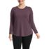 Women's Plus Size Long Sleeve Cooling Performance Tunic Tee, Front