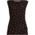 Women's Sleeveless Silky Knit Drape Front Top, Front
