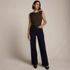Women's Sleeveless Silky Knit Drape Front Top, alternative image