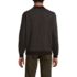 Men's Long Sleeve Washable Merino Button Through Sweater Polo, Back