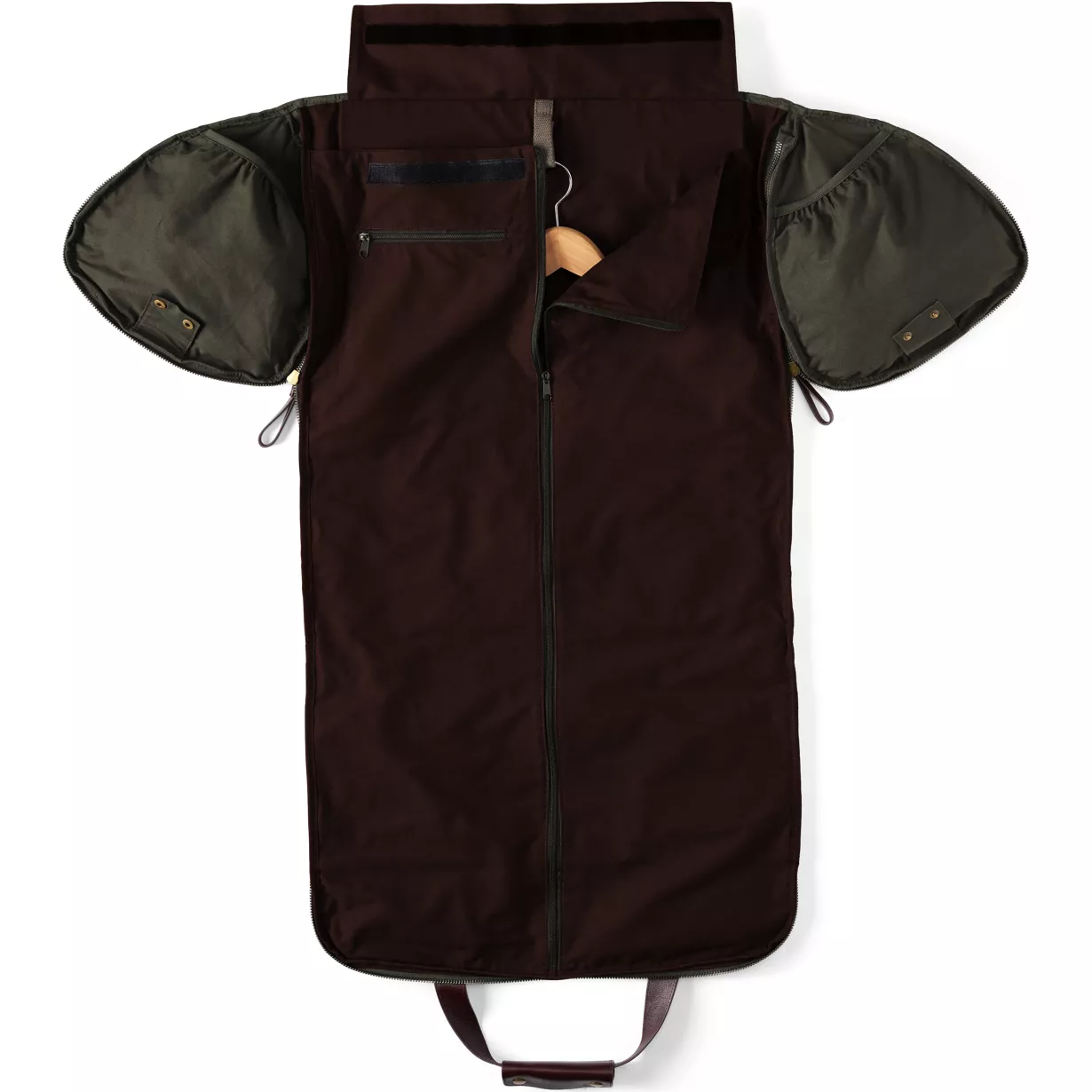 Waxed Canvas Convertible Garment Duffle