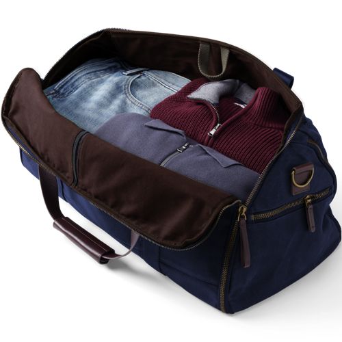 Waxed Canvas Convertible Garment Duffle - image 3