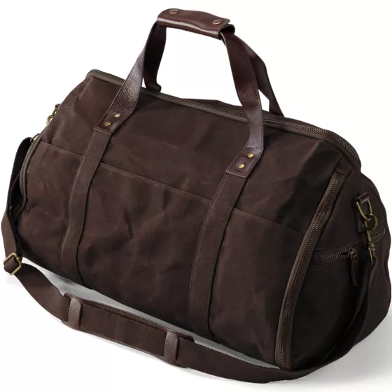 Waxed Canvas Convertible Garment Duffle - primary