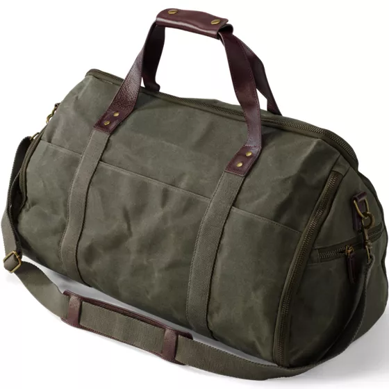 Waxed Canvas Convertible Garment Duffle - primary