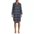 Women's Flannel Long Sleeve Sleepshirt Nightgown, Front