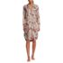 Women's Flannel Long Sleeve Sleepshirt Nightgown, Front