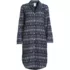 Women's Flannel Long Sleeve Sleepshirt Nightgown, Front