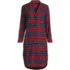 Women's Flannel Long Sleeve Sleepshirt Nightgown, Front