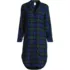 Women's Plus Size Flannel Long Sleeve Sleepshirt Nightgown, Front