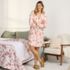 Women's Flannel Long Sleeve Sleepshirt Nightgown, alternative image