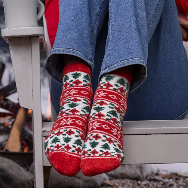 Women's Cozy Micro Crew Socks, alternative image