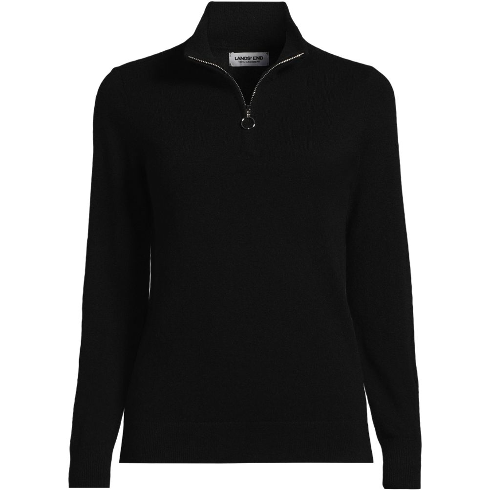 トップス LANDS' END/cashmere zip-up sweater Lands' End Women's Cashmere Front Zip Hoodie Sweater - Macy's