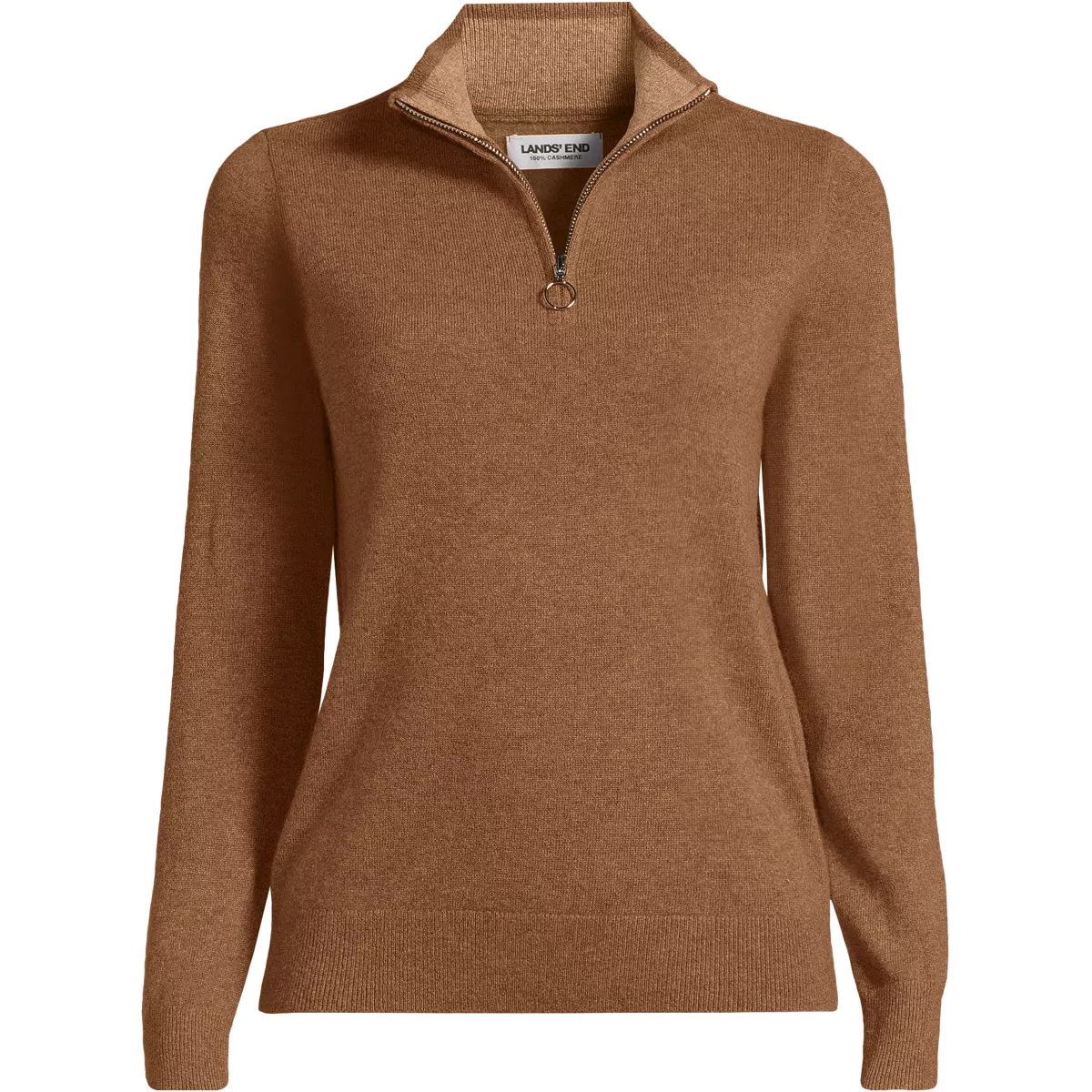 Women's Cashmere Quarter Zip Sweater