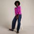 Women's Cashmere Quarter Zip Sweater, alternative image