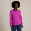 Women's Cashmere Quarter Zip Sweater
