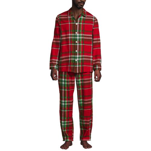 Men's Flannel 3 Piece Pajama Set, alternative image