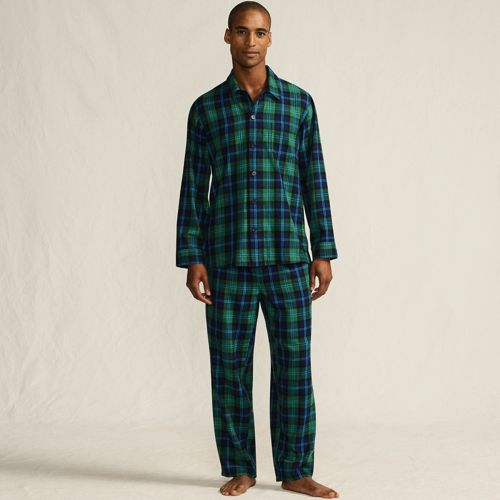 Men's Flannel 3 Piece Pajama Set, alternative image