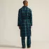Men's Flannel 3 Piece Pajama Set, Back