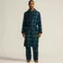 Men's Flannel 3 Piece Pajama Set, Front
