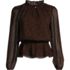 Women's Chiffon Peplum Top, Front
