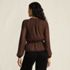 Women's Chiffon Peplum Top, Back