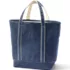 Large Denim Open Top Tote Bag, Back