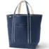 Large Denim Open Top Tote Bag, Front