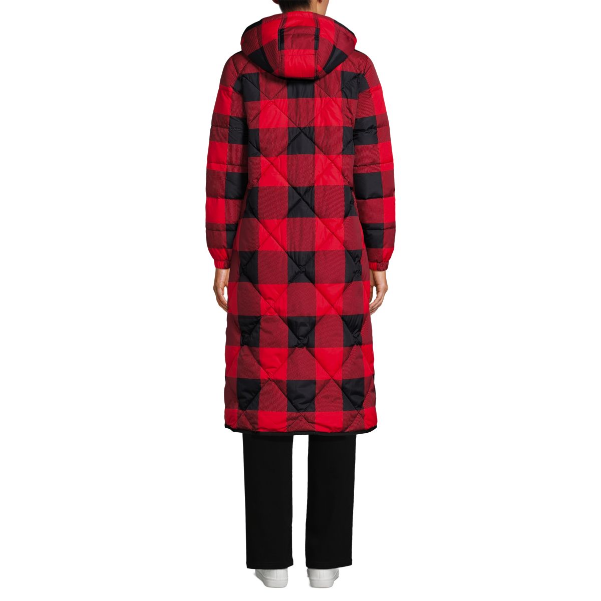 Women's Print FeatherFree Insulated Diamond Quilted Maxi Coat
