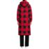 Women's Print FeatherFree Insulated Diamond Quilted Maxi Coat, Back