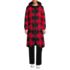 Women's Print FeatherFree Insulated Diamond Quilted Maxi Coat, Front