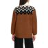 Women's Print Cozy Sherpa Full Zip Fleece Jacket, Back