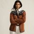 Women's Print Cozy Sherpa Full Zip Fleece Jacket, alternative image