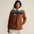 Women's Print Cozy Sherpa Full Zip Fleece Jacket, Front