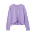 Girls Active Long Sleeve Twist Top, alternative image
