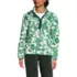 Women's Print Half Zip Cozy Sherpa Fleece Pullover, Front