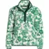 Women's Print Half Zip Cozy Sherpa Fleece Pullover, Front