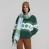 Women's Print Half Zip Cozy Sherpa Fleece Pullover, alternative image