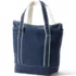 Medium Denim Zip Top Tote Bag, Back