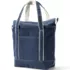 Medium Denim Zip Top Tote Bag, Front