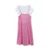 Girls Slip Dress with Short Sleeve Tee, alternative image