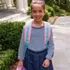 Girls Long Sleeve Pointelle Knit Shirt, alternative image